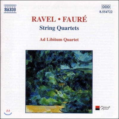 Ad Libitum Quartet 라벨 / 포레: 현악 사중주 (Ravel / Faure: String Quartets)