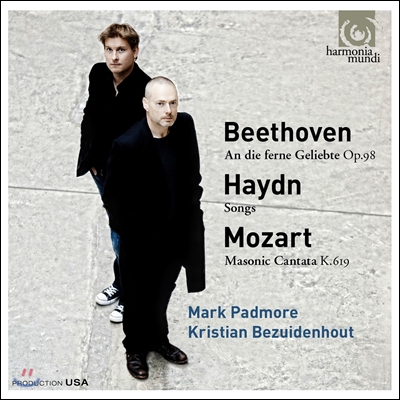 Mark Padmore 베토벤 / 하이든 / 모차르트: 가곡집 - 마크 패더모어 (Beethoven: An Die Ferne Geliebte / Haydn: Songs / Mozart: Masonic Cantata)