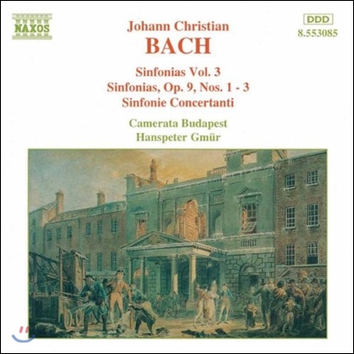 Camerata Budapest 요한 크리스티안 바흐: 신포니아 3집 (J. C. Bach: Sinfonias Op.9 Nos.1-3, Sinfonie Concertanti)