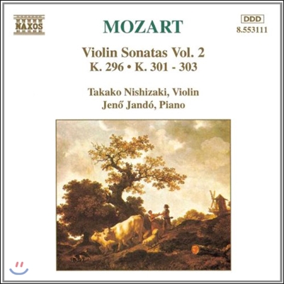 Takako Nishizaki 모차르트: 바이올린 소나타 2집 (Mozart: Violin Sonatas K.296, K.301-303)