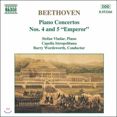 Barry Wordsworth 베토벤: 피아노 협주곡 4번, 5번 '황제' (Beethoven: Piano Concertos Op.58, Op.73 'Emperor') 슈테판 블라더