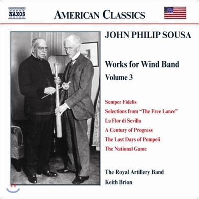 Royal Artillery Band 존 필립 수자: 관악 밴드를 위한 음악 3집 (John Philip Sousa: Music for Wind Band 3)