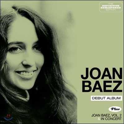 Joan Baez - Joan Baez (Debut Album) + Vol. 2  &amp; In Concert