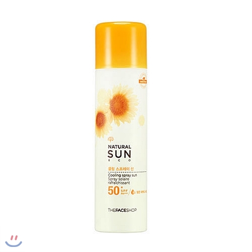 [더페이스샵] 내추럴 선 에코 쿨링 스프레이 선 SPF50+/PA+++ - 예스24
