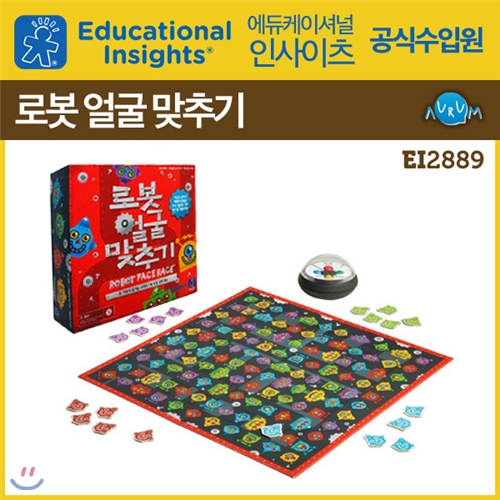 [사회과학교구] 로봇 얼굴 맞추기 (한글판) Robot Face Race (EI 2889)