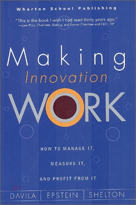 Making Innovation Work : How to Manage It, Measure It, and Profit from It