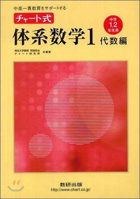 チャ-ト式 體系數學1 代數編 中學1.2年生用