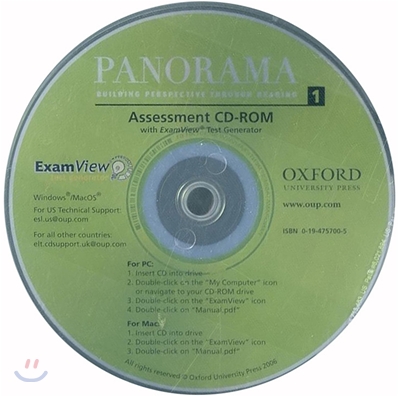 Panorama 1 : Exam View CD-Rom