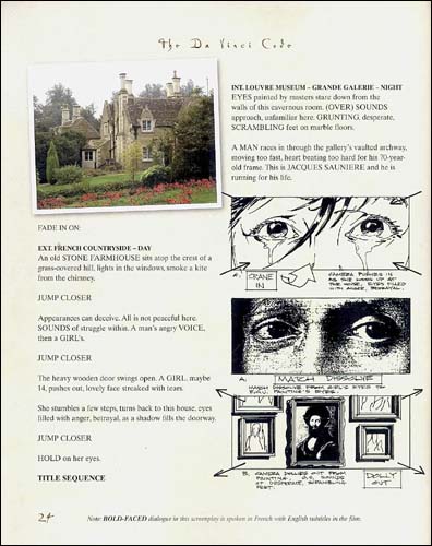 The Da Vinci Code Illustrated Screenplay