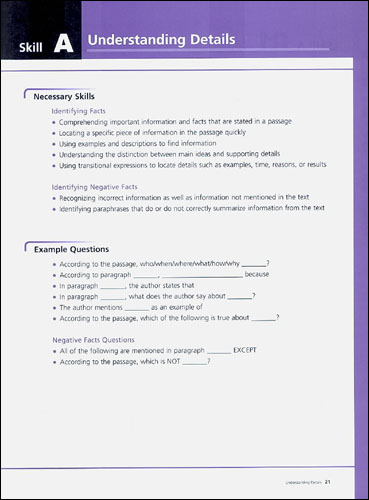 Mastering Skills for the TOEFL iBT Combined Book : Advanced