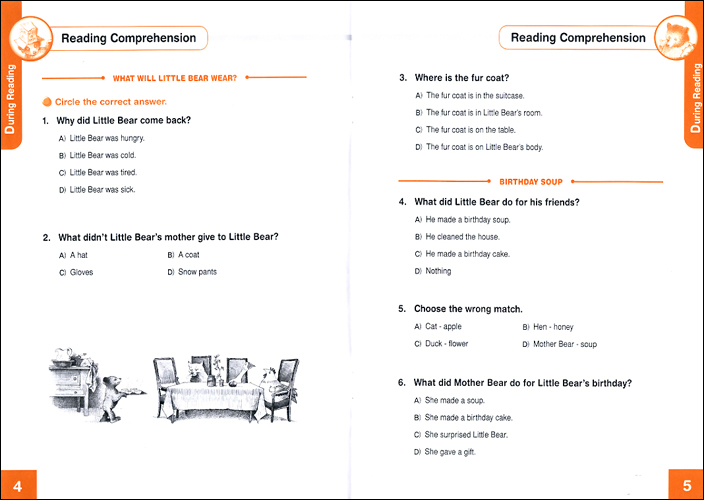 [I Can Read] Level 1-01 : Little Bear (Workbook Set)