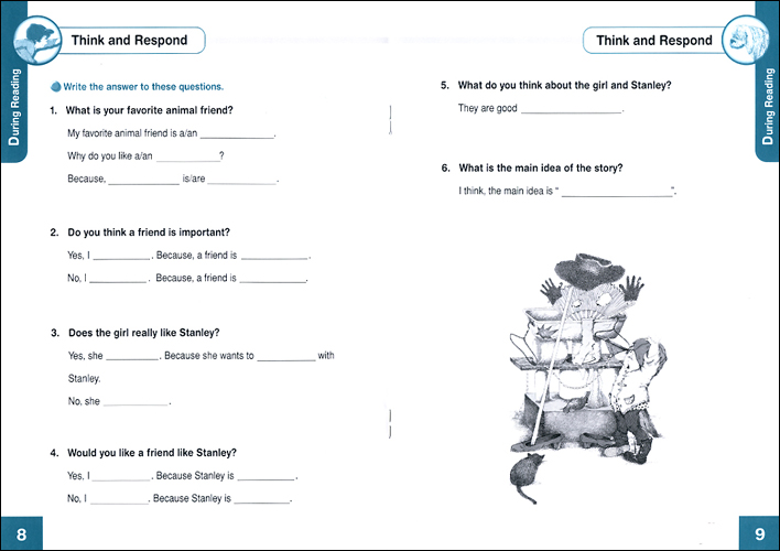 [I Can Read] Level 1-01 : And I Mean It, Stanley (Workbook Set)