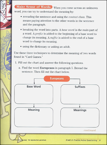 FOCUS ON Reading Strategies Level C