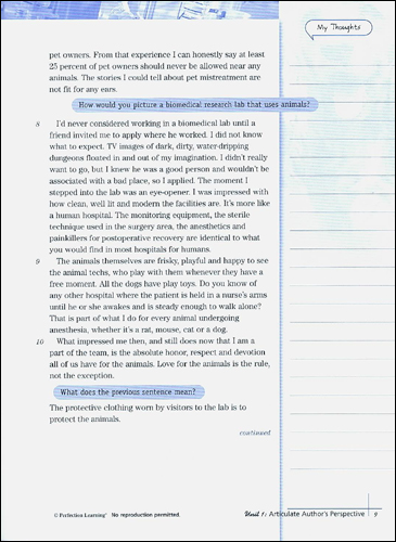 FOCUS ON Reading Strategies Level G