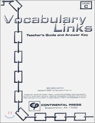 Vocabulary Links Level C : Teacher&#39;s Guide