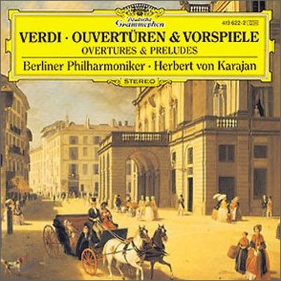 [서독 초판] Verdi Overtures &amp; Preludes - Karajan 베르디 : 오페라 서곡과 전주곡집 - 카라얀