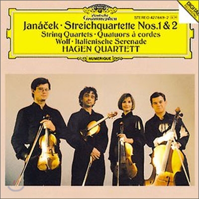 Janacek : Streichquartette Nos.1 &amp; 2 / Wolf : Italienische Serenade : Hagen Quartett