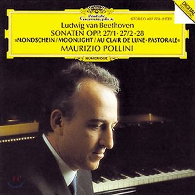 Beethoven : Piano Sonatas No.13, No.14 "Moonlight" & No.15 "Pastorale" : Pollini