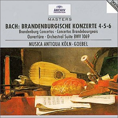 Reinhard Goebel / Musica Antiqua Koln 바흐: 브란덴부르크 협주곡 4-6번 (JS Bach: Brandenburg Concertos Nos. 4, 5 &amp; 6)