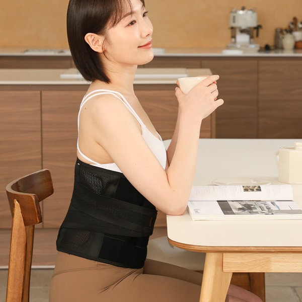 브메르 얇은 인체공학 허리보호대 복대