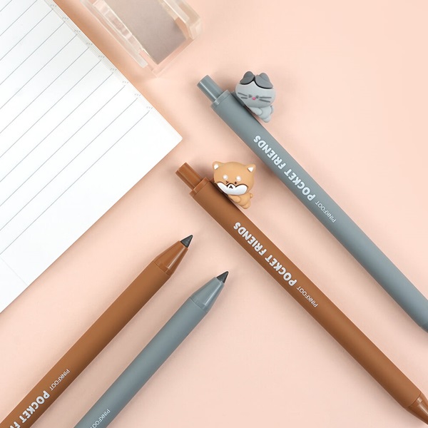 핑크풋 2000 멍냥이 만년 연필 (랜덤발송)