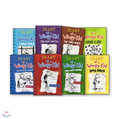 Diary of a Wimpy Kid (Book+CD) #1-8 Set