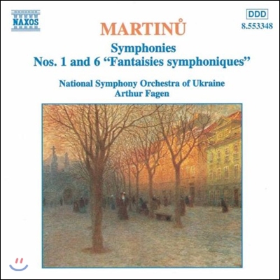 Arthur Fagen 마르티누: 교향곡 1번, 6번 '교향적 환상곡' (Martinu: Symphonies No.1, No.6 'Fantaisies Symphoniques')