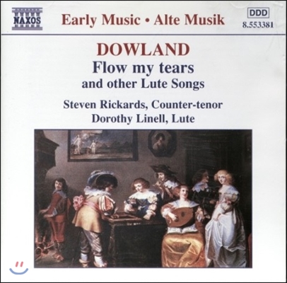 Steven Rickards 다울랜드: 류트 가곡 &#39;흘러라 눈물이여&#39; (Early Music - Dowland: Lute Songs &#39;Flow My Tears&#39;)