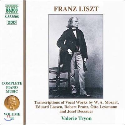Valerie Tryon 리스트: 모차르트, 라센 성악 작품 편곡집 (Liszt: Transcriptions of Vocal Works by Mozart, Lassen, R. Franz)