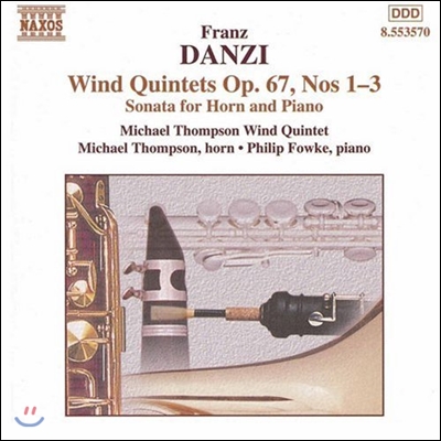 Michael Thompson Wind Quintet 단치: 관악 오중주, 호른 소나타 (Danzi: Wind Quintets Op.67 Nos.1-3, Horn Sonata)