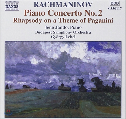 Jeno Jando 라흐마니노프: 피아노 협주곡 2번, 파가니니 랩소디 (Rachmaninov: Piano Concerto, Rhapsody on a Theme of Paganini)