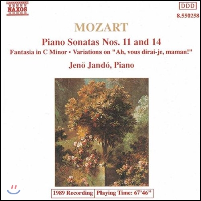 Jeno Jando 모차르트: 피아노 소나타 11번, 14번, '어머니께 말씀 드릴게요' 변주곡 - 예뇌 얀도 (Mozart: Piano Sonatas, Variations, Fantasia)