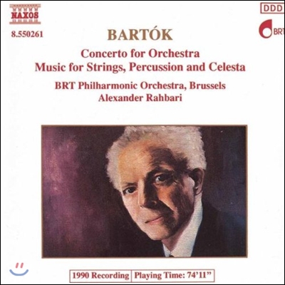 Alexander Rahbari 바르톡: 오케스트라 협주곡 (Bartok: Concerto for Orchestra, Music for Strings, Percussion and Celesta)