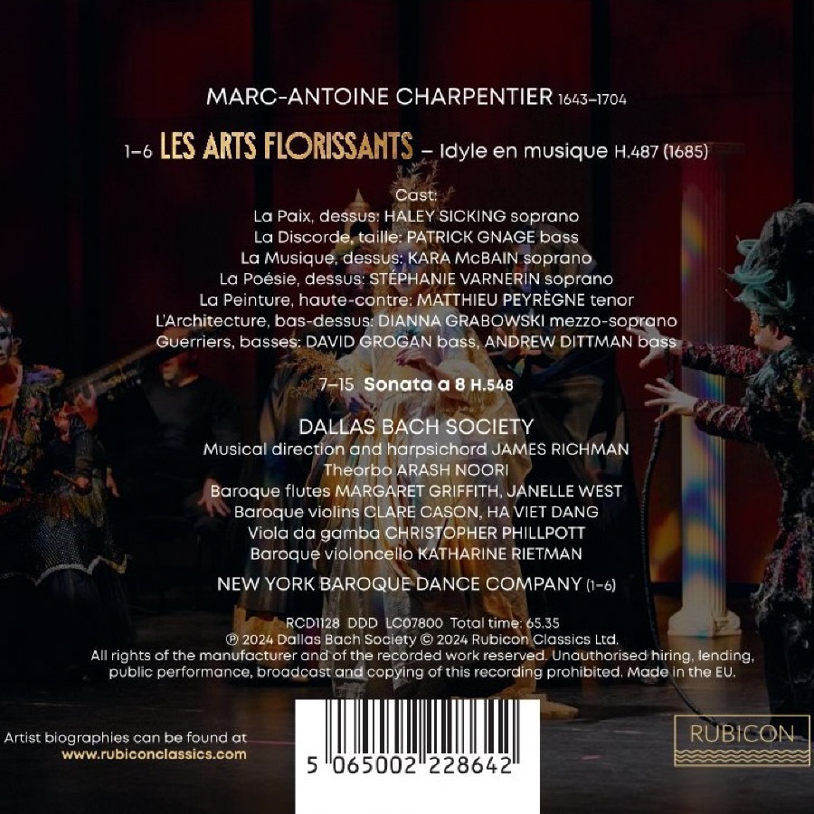 Dallas Bach Society 샤르팡티에: 오페라 `레자르 플로리상` (Charpentier: Les Arts Florissants)
