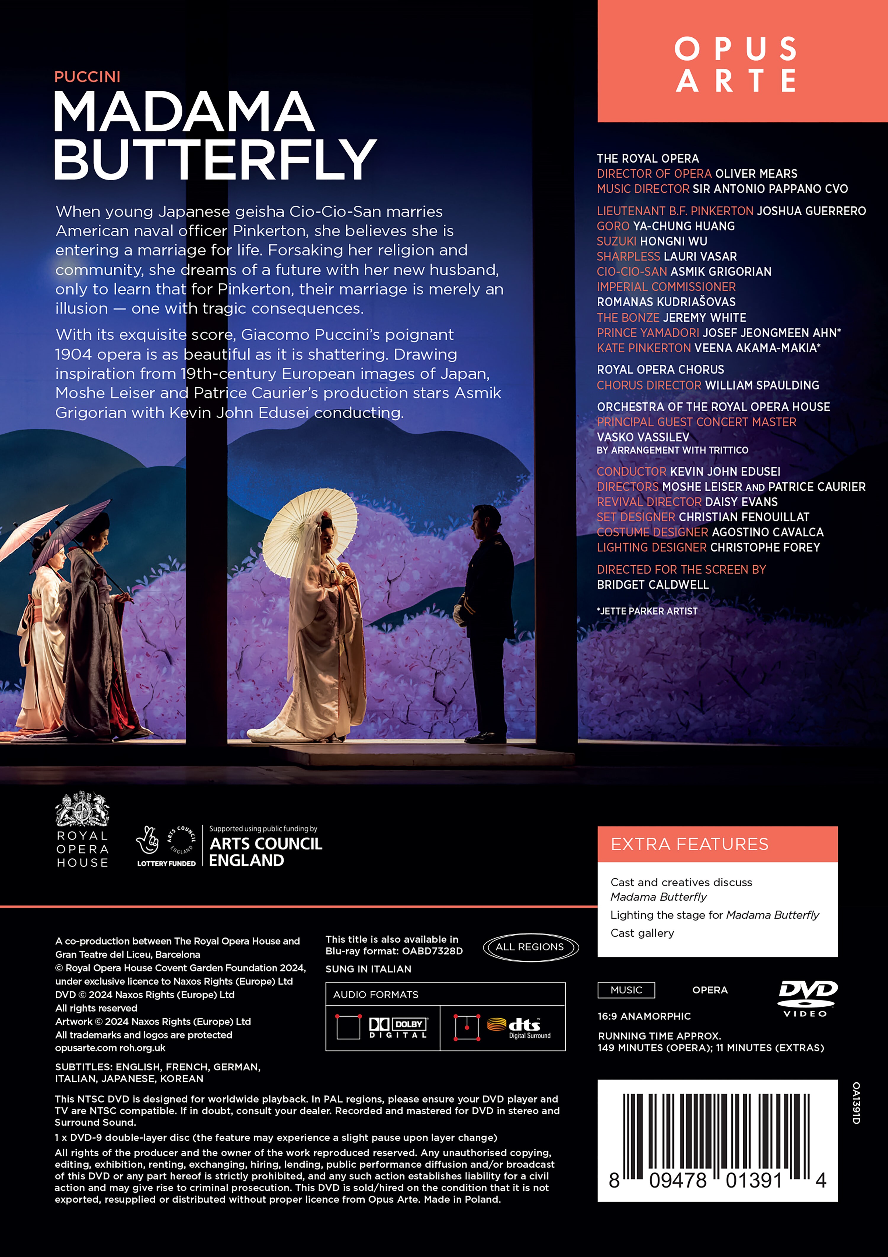 Kevin John Edusei 푸치니 : 오페라 '마담 버터플라이' (Puccini: Madama Butterfly)