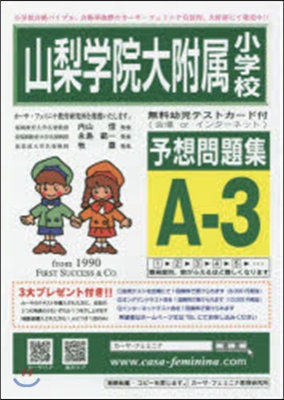 山梨學院大附屬小學校予想問題集 A－ 3