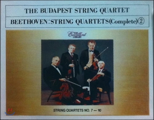 [중고] The Budapest String Quartet / Beethoven : String Quartets No.7~No.10 (2CD/cc2k7182))