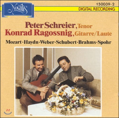 [중고] Konrad Ragossnig, Peter Schreier / Classic And Romantic Songs For Guitar (nvcd7043)