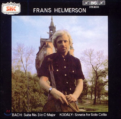 [중고] Frans Helmerson, Bach: Suite No.3 In C-Major/Kodaly: Sonata For Solo Cello (skcdl0240)