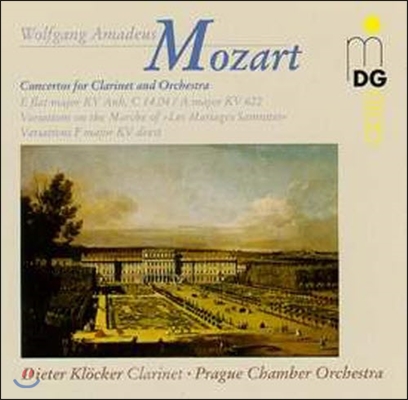 [중고] Dieter Klocker / Mozart : Clarinet Concerto K.622, Etc (수입/mdg30107552)