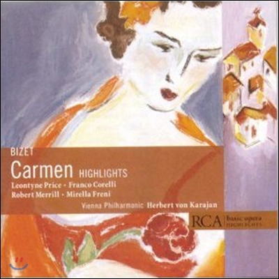 [중고] Herbert von Karajan / Bizet: Carmen - Highlights (수입/09026634952)