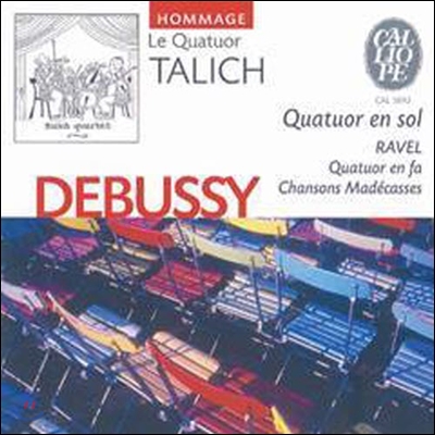 [중고] Le Quatuor Talich / Debussy, Ravel : String Quartets (수입/cal5893)