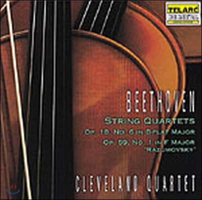 [중고] Cleveland Quartet / Beethoven : String Quartets No.6 Op.18/6, No.7 Op.59/1 &#39;Razumovsky&#39; (수입/cd80229)