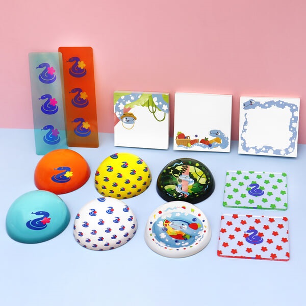 ★빅세일★푸른 뱀의 해, 알록달록 컬러풀 문진 (패턴_옐로우)