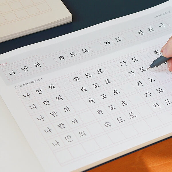 글씨를 쓰다 - 명언으로 완성하는 바른 글씨 (한줄, 큰 글씨 쓰기) 어른학습지⑥