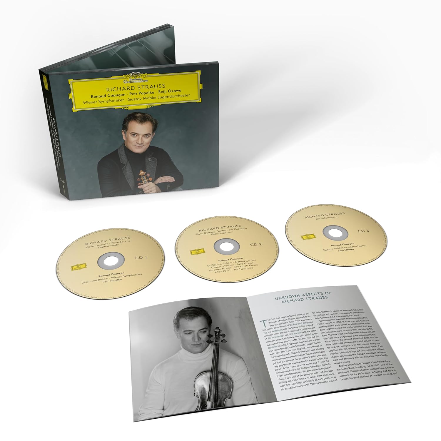 Renaud Capucon 스트라우스: 영웅의 생애, 바이올린 소나타 외 (Richard Strauss: Ein Heldenleben,Violin Sonata Etc.)