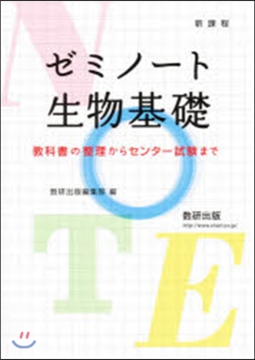 ゼミノ-ト生物基礎 敎科書の整理からセン