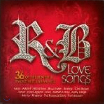 V.A. / R&B Love Songs : 36 of the Sexiest & Smoothest Urban Hits (19세이상 상품/2CD/미개봉)
