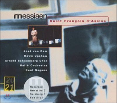 [중고] Kent Nagano / 메시앙 : 아시시의 성 프랑수아 (Messiaen : Saint Francois D`Assise) (4CD Box/수입/4451762)