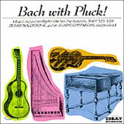 Dusan Bogdanovic, Elaine Comparone / 바흐 : 기타와 하프시코드 작품집 - Bach with Pluck (수입/미개봉/cd1023)